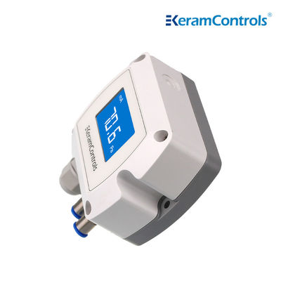 Transmetteur de pression différentielle HVAC à écran LCD RS485 pour bâtiments commerciaux