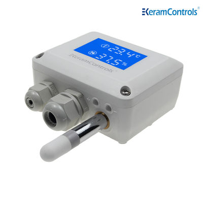 Émetteur 16-30V d'humidité de la température d'affichage à LED
