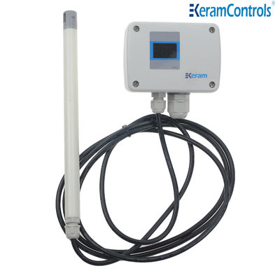 Émetteur IP65 16-24V de vitesse d'air du câble 0-10V