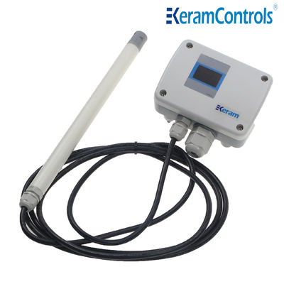 Émetteur IP65 16-24V de vitesse d'air du câble 0-10V