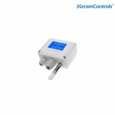 Capteur de température et d'humidité de sortie 4-20mA / RS 485 avec classe de protection IP65