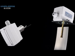 Débitmètres et détecteurs de débit avec élément de détection à palette - Plage de température -20°C à 120°C