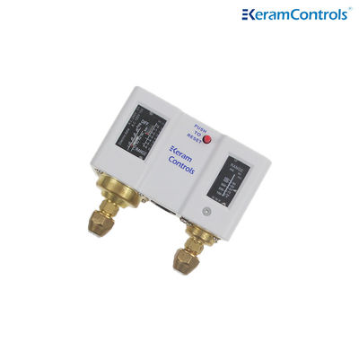 Connexion en laiton double pressostat Hvac certifié CE